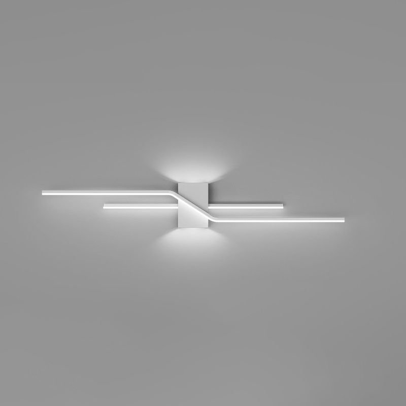 Minimalistische Metall Wandleuchte Linear LED Angle