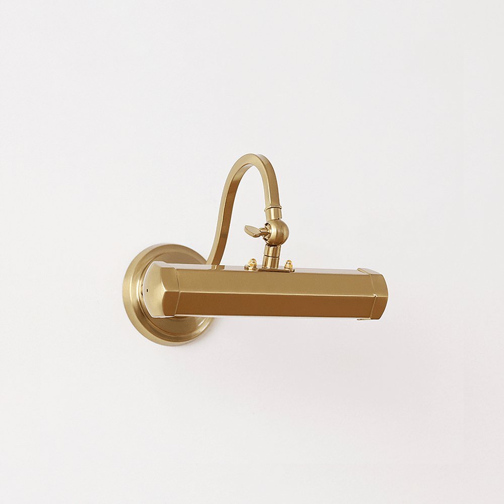 Minimalistische Metall Wandleuchte mit Schwanenhals G9 Full