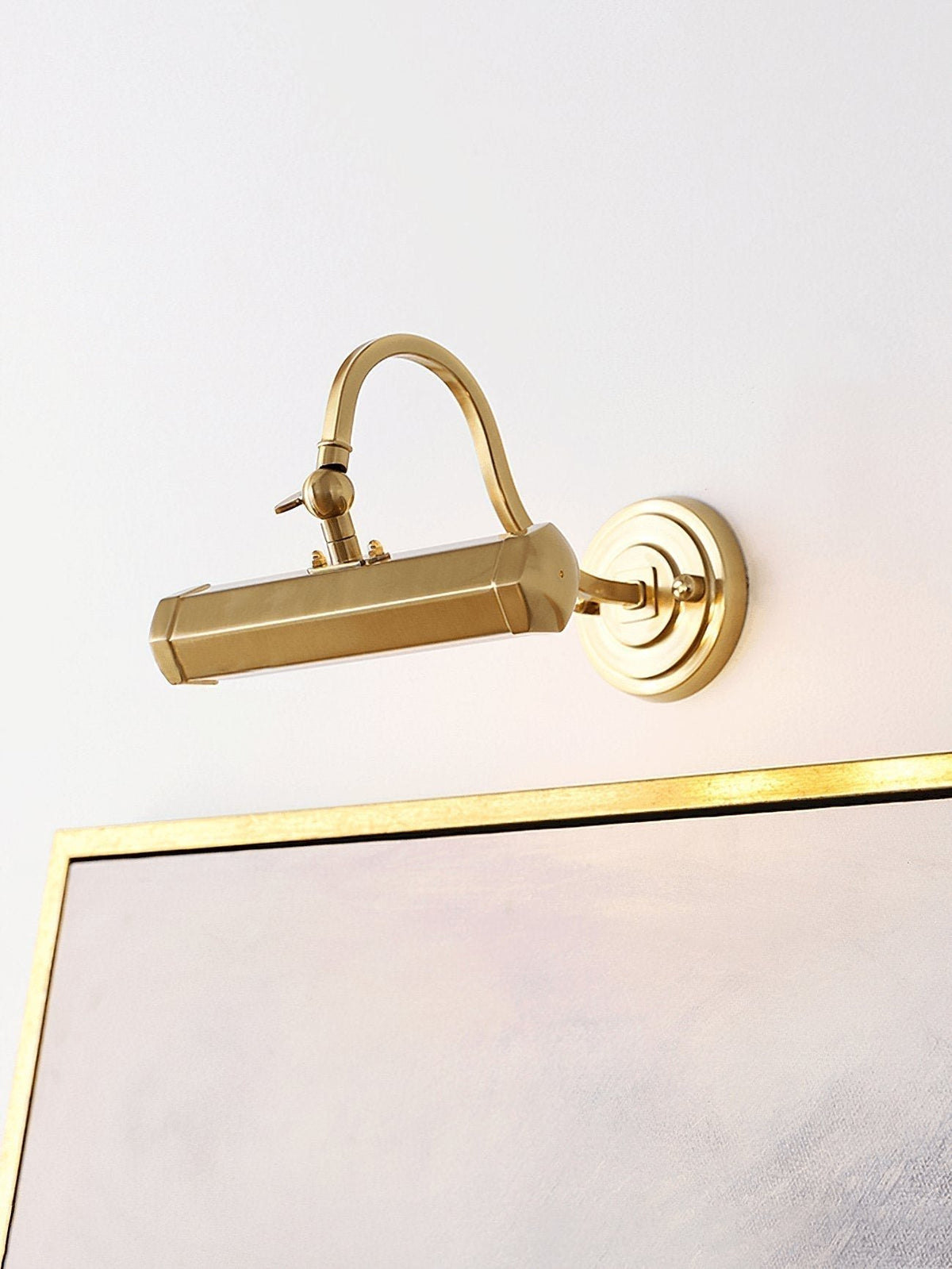 Minimalistische Metall Wandleuchte mit Schwanenhals G9 Side