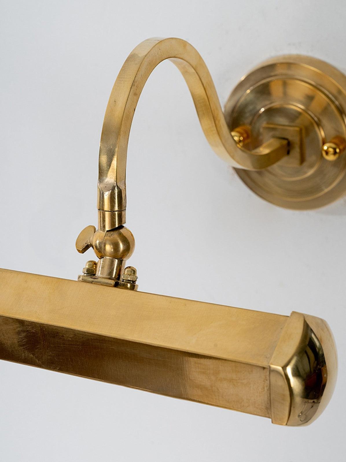 Minimalistische Metall Wandleuchte mit Schwanenhals G9 View 14