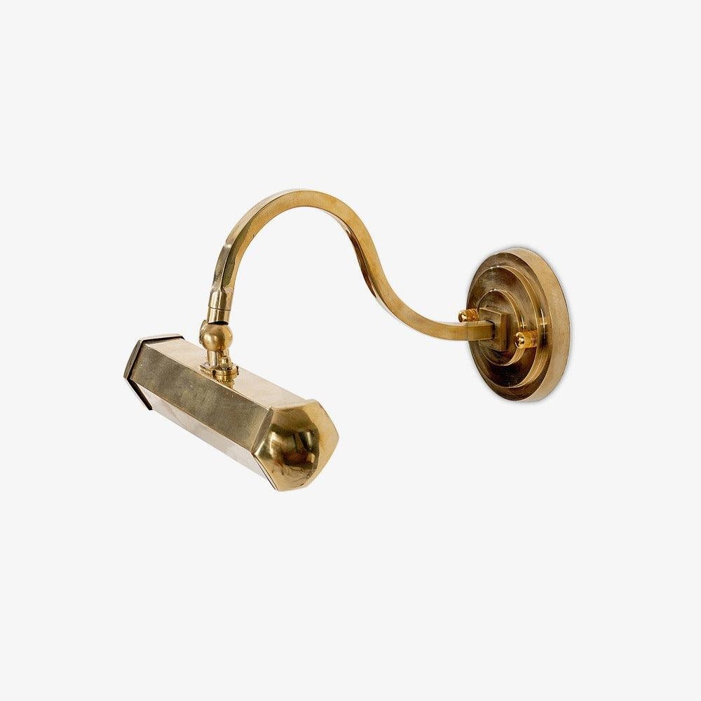 Minimalistische Metall Wandleuchte mit Schwanenhals G9 View 27