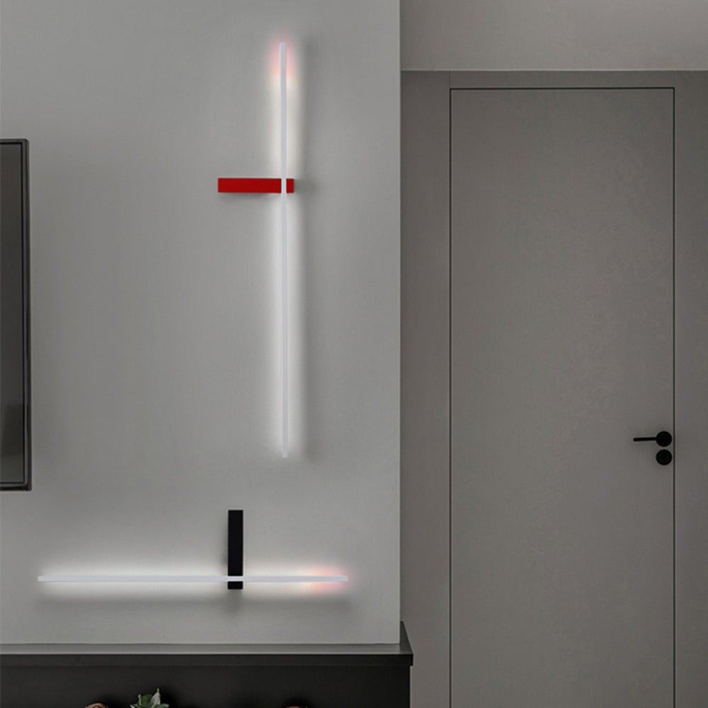 Minimalistische Multicolor LED Wandleuchte Linear Lifestyle