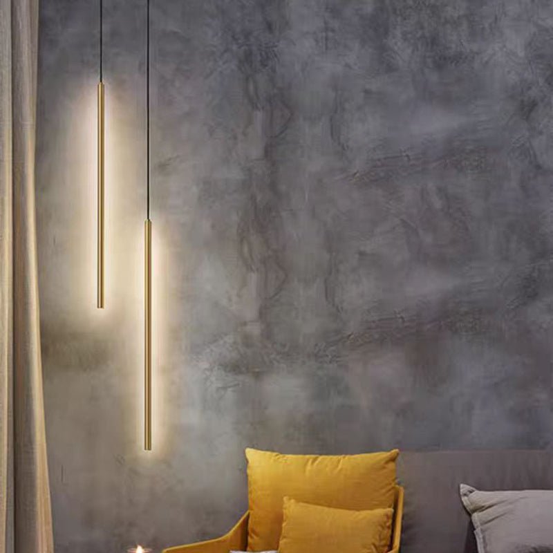 Minimalistischer Aluminium Zylinder LED Pendelleuchte Verstellbar Alternate