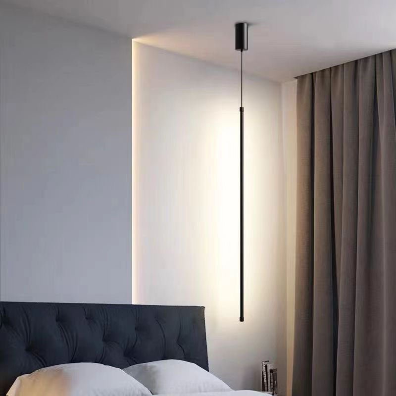 Minimalistischer Aluminium Zylinder LED Pendelleuchte Verstellbar Angle