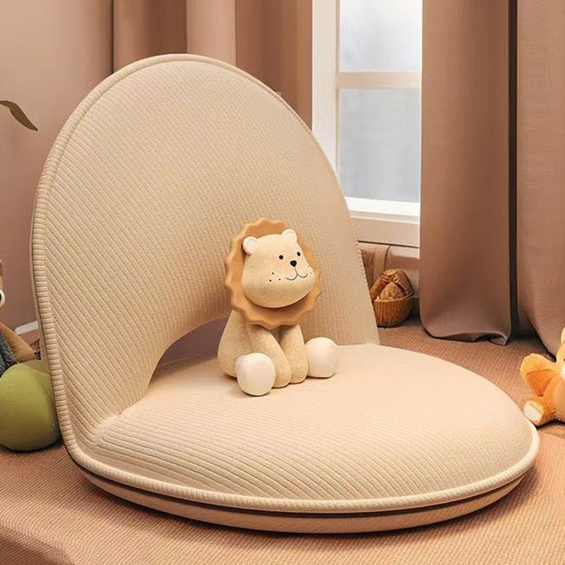Minimalistischer Cord Polsterstuhl Oval klappbar Alternate