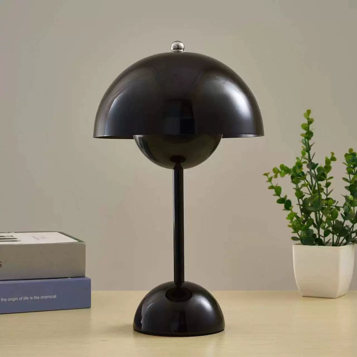 Moderne Akku Tischleuchte Kugelförmig Minimalistisch View 11