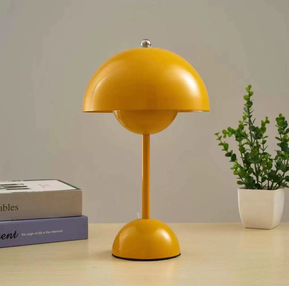 Moderne Akku Tischleuchte Kugelförmig Minimalistisch View 12