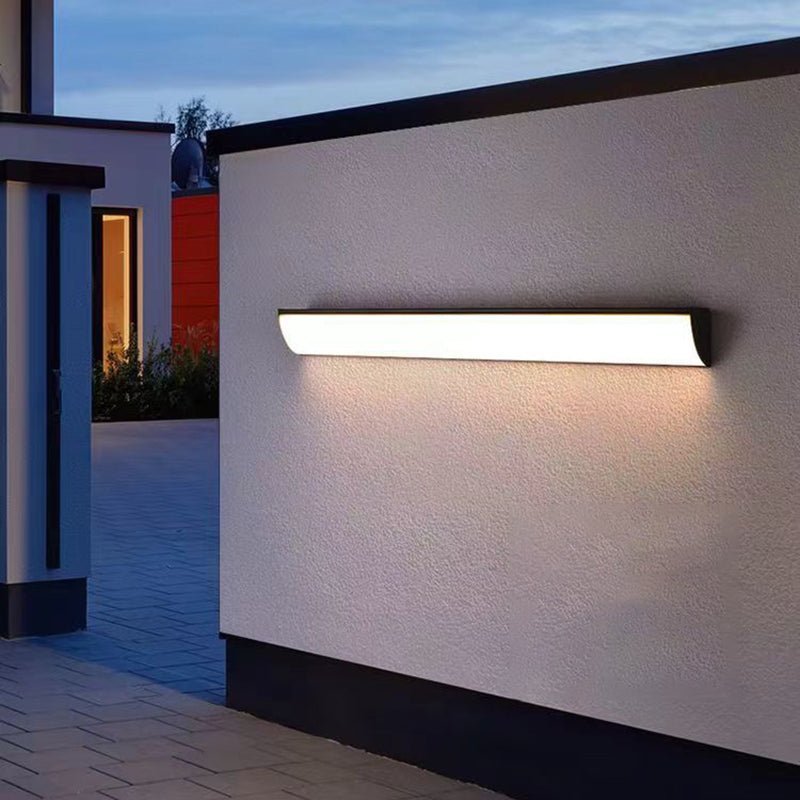 Moderne Aluminium LED Außenwandleuchte Wasserdicht Rechteckig View 12