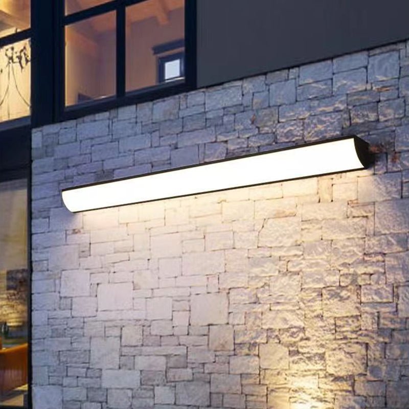 Moderne Aluminium LED Außenwandleuchte Wasserdicht Rechteckig View 14