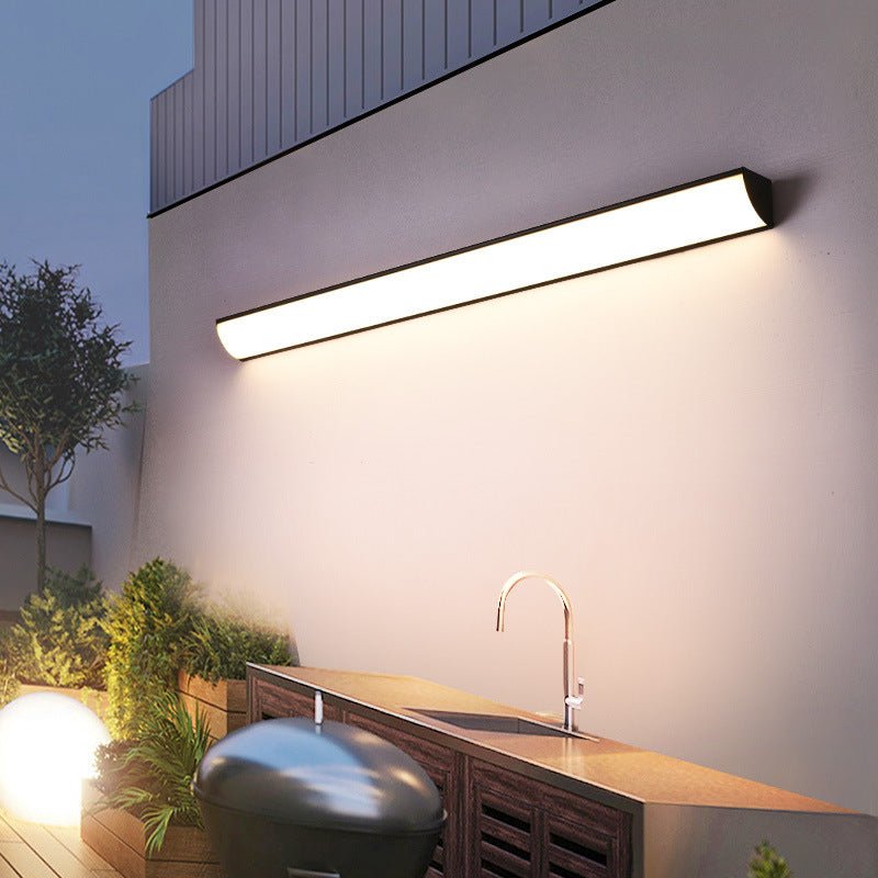 Moderne Aluminium LED Außenwandleuchte Wasserdicht Rechteckig View 15