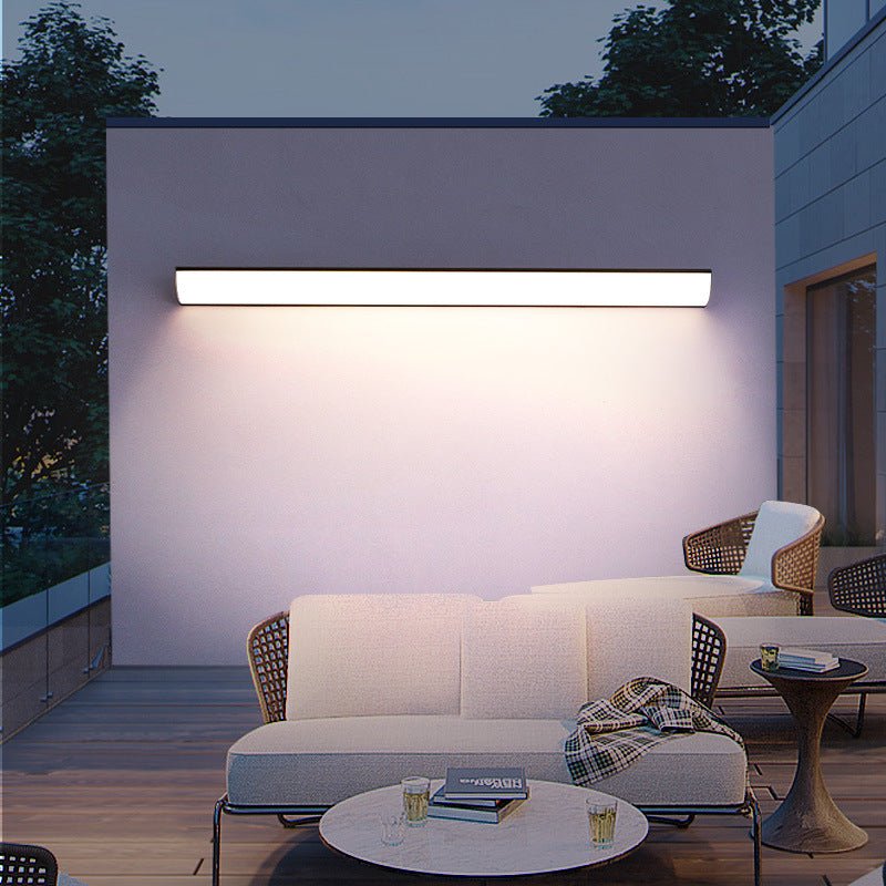Moderne Aluminium LED Außenwandleuchte Wasserdicht Rechteckig View 16