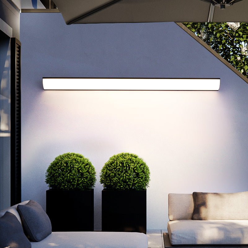 Moderne Aluminium LED Außenwandleuchte Wasserdicht Rechteckig View 17