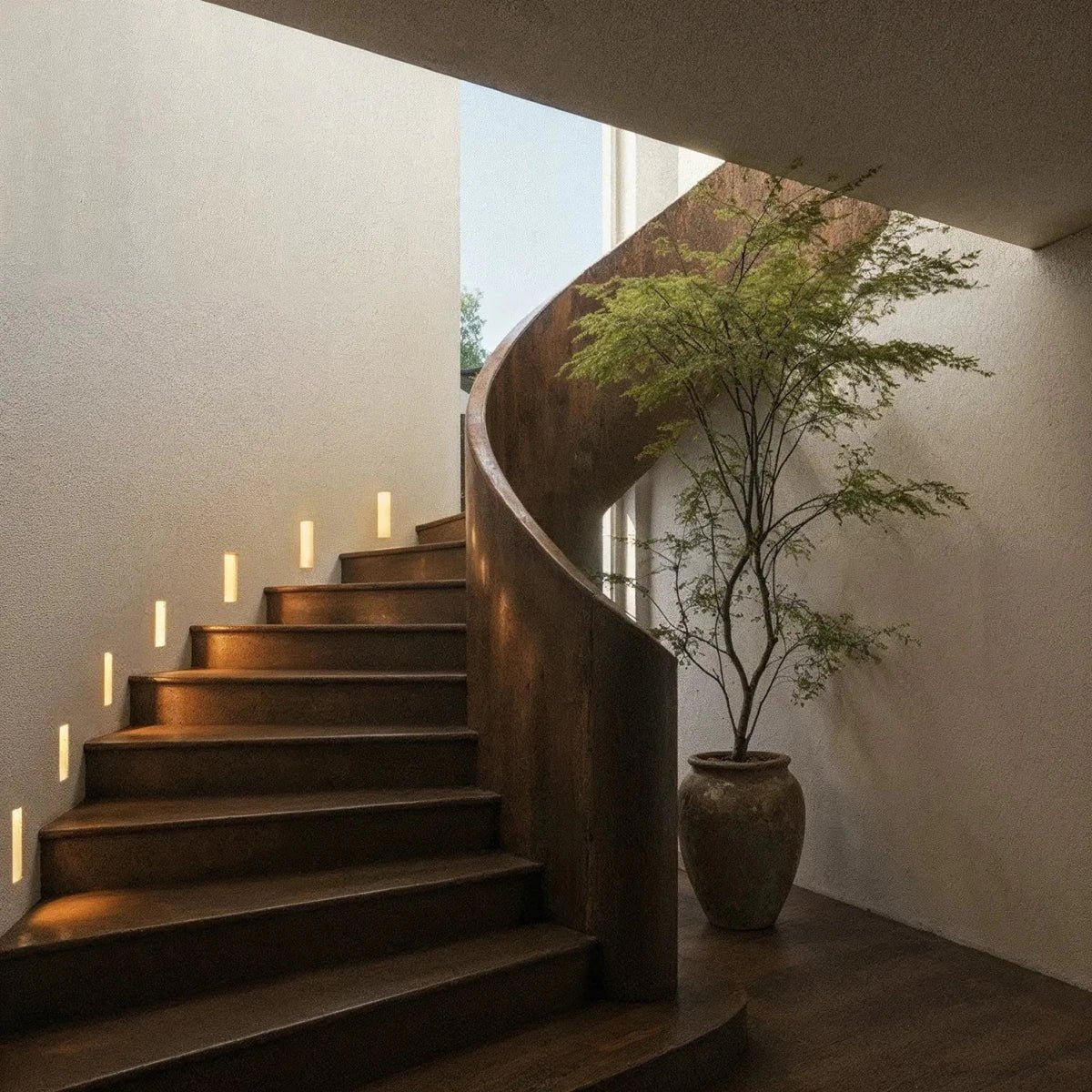 Moderne Aluminium Treppenleuchte LED Wandmontage View 11