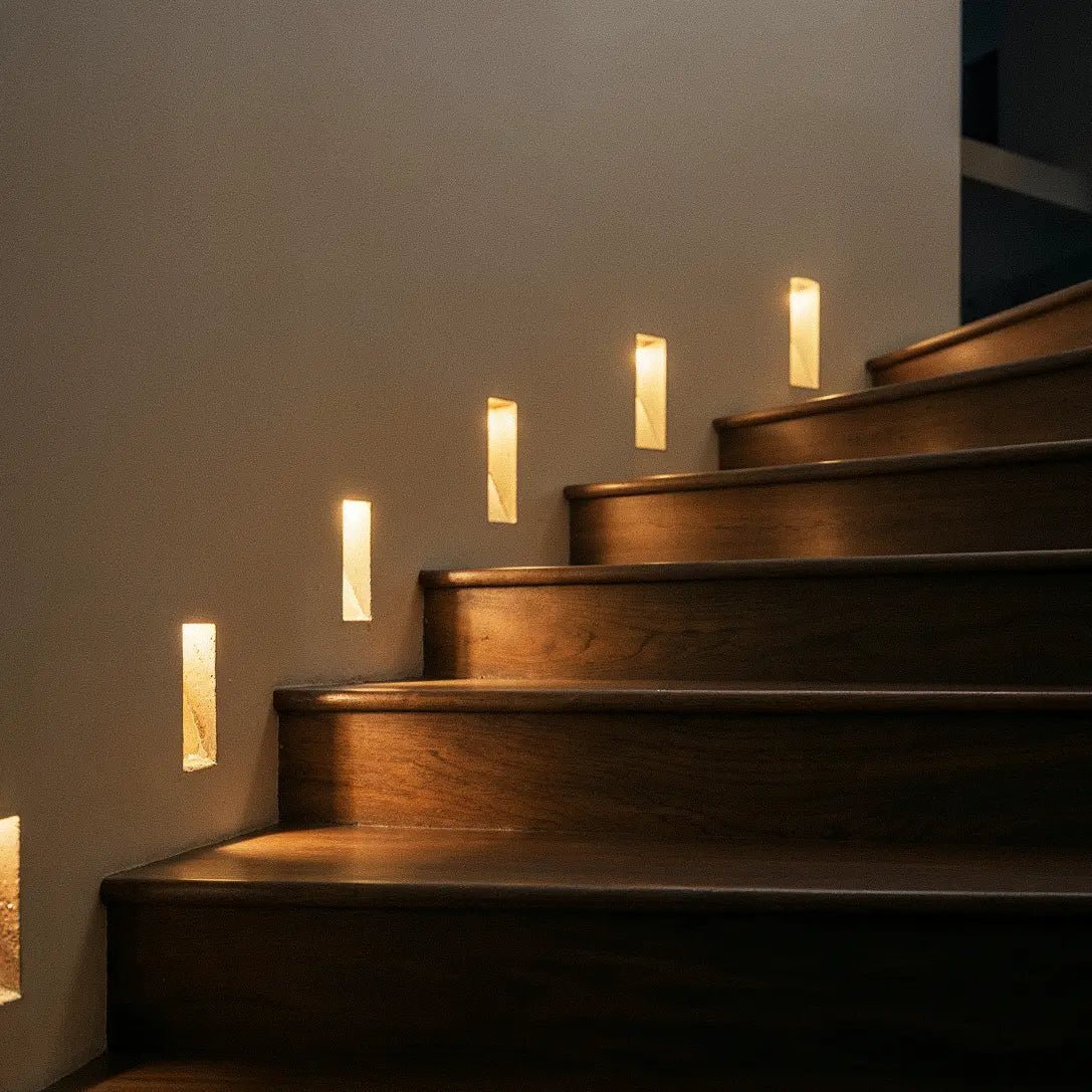 Moderne Aluminium Treppenleuchte LED Wandmontage View 12