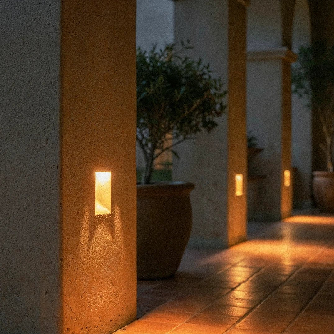 Moderne Aluminium Treppenleuchte LED Wandmontage View 13