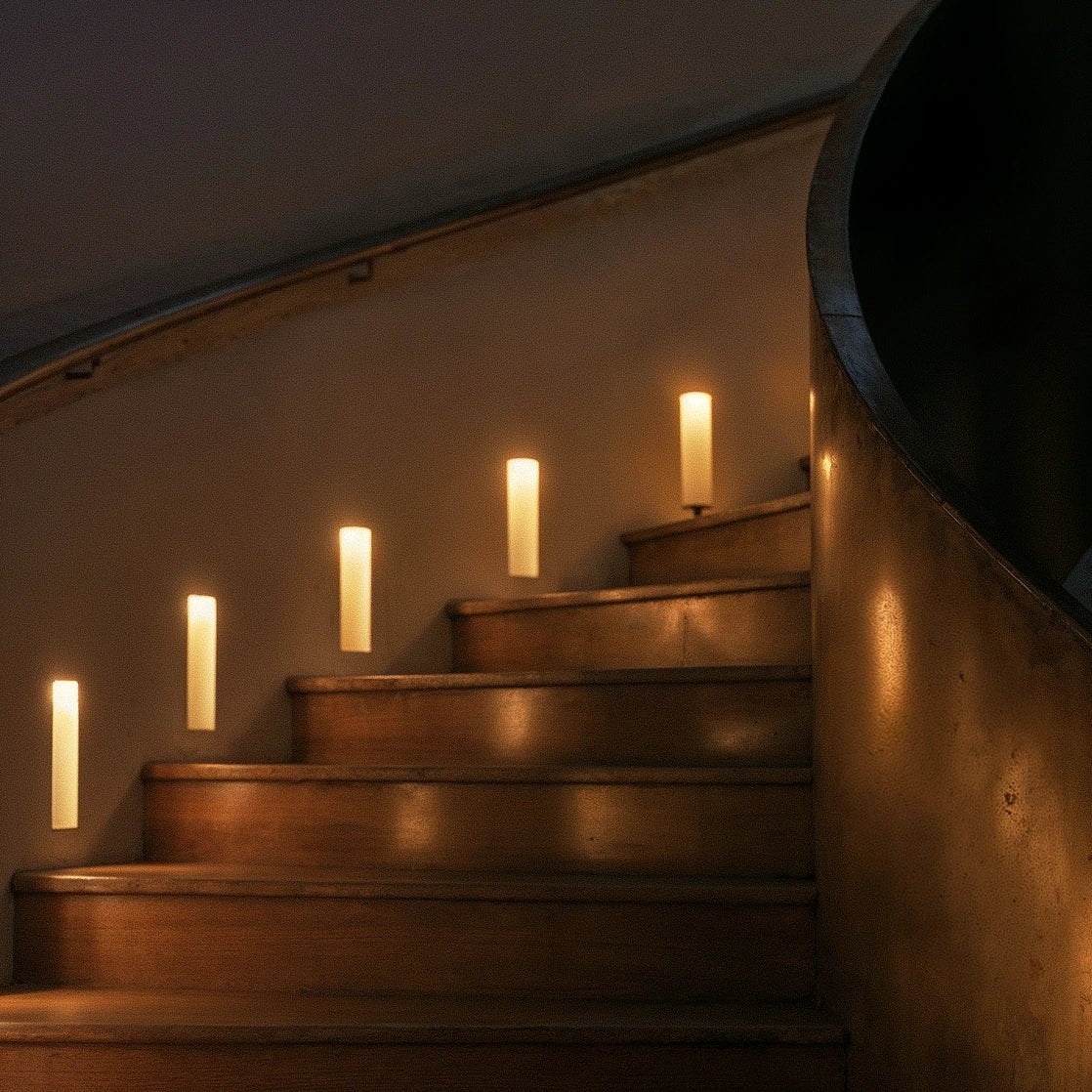 Moderne Aluminium Treppenleuchte LED Wandmontage View 14