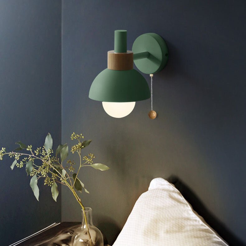 Moderne Glas Kugel Wandleuchte im Macaron Stil Lifestyle