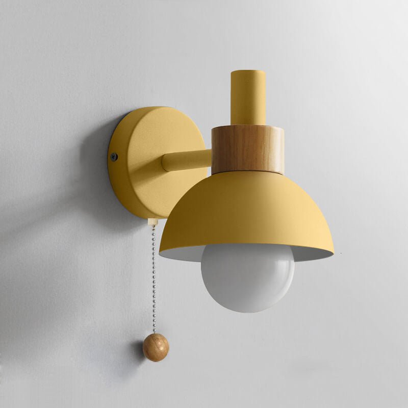 Moderne Glas Kugel Wandleuchte im Macaron Stil View 16