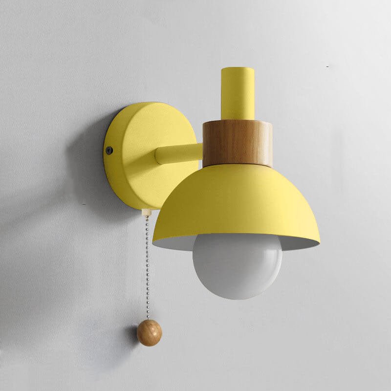 Moderne Glas Kugel Wandleuchte im Macaron Stil View 17