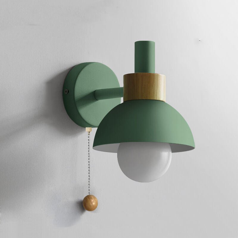Moderne Glas Kugel Wandleuchte im Macaron Stil View 18