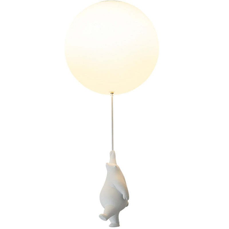 Moderne LED Deckenleuchte mit Bär Figur Rund Alternate