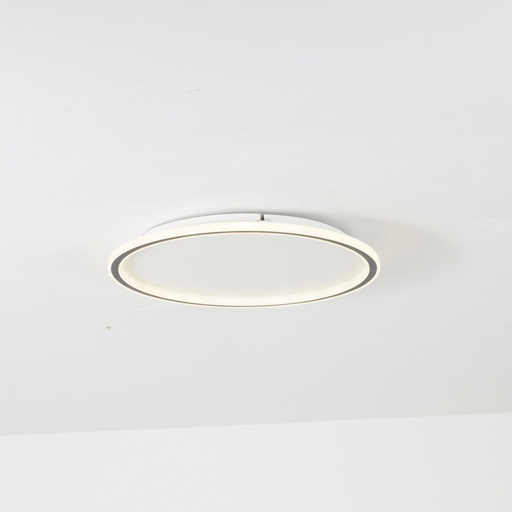 Moderne LED Deckenleuchte Rund mit Ringdesign Lifestyle