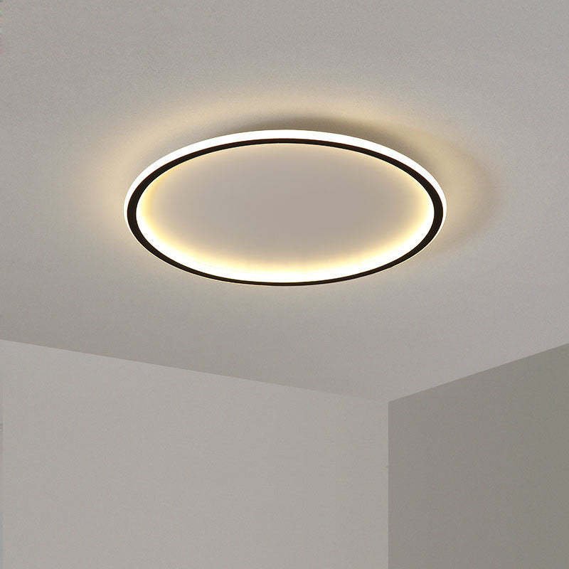 Moderne LED Deckenleuchte Rund mit Ringdesign View 12