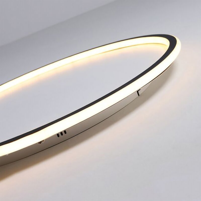 Moderne LED Deckenleuchte Rund mit Ringdesign View 16