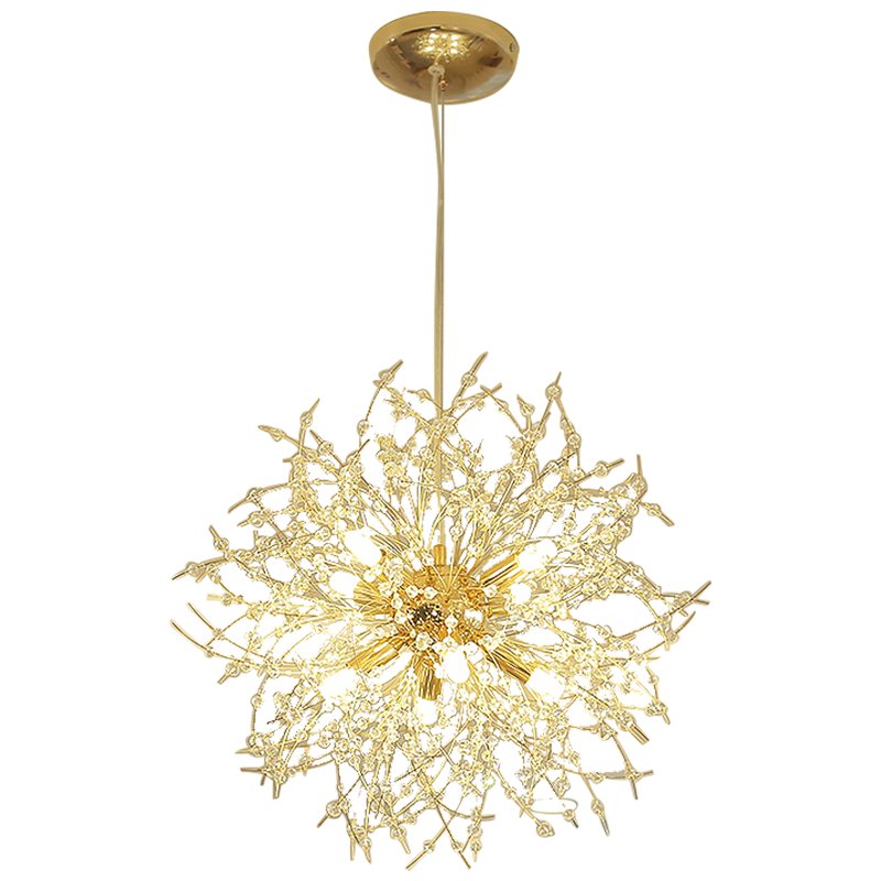Moderne LED Hängeleuchte mit Pusteblumen Silhouette Full