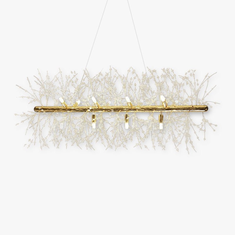 Moderne LED Hängeleuchte mit Pusteblumen Silhouette Hero