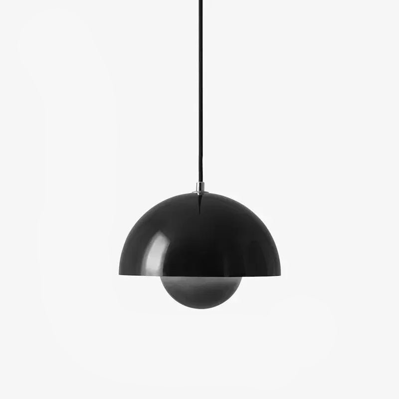 Moderne LED Halbkugel Pendelleuchte Minimalistisch Angle