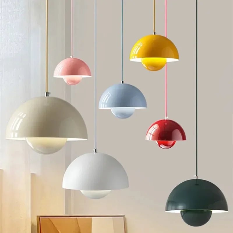 Moderne LED Halbkugel Pendelleuchte Minimalistisch Hero