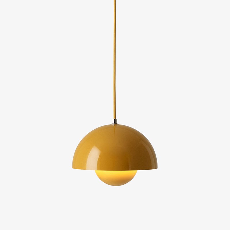 Moderne LED Halbkugel Pendelleuchte Minimalistisch View 14