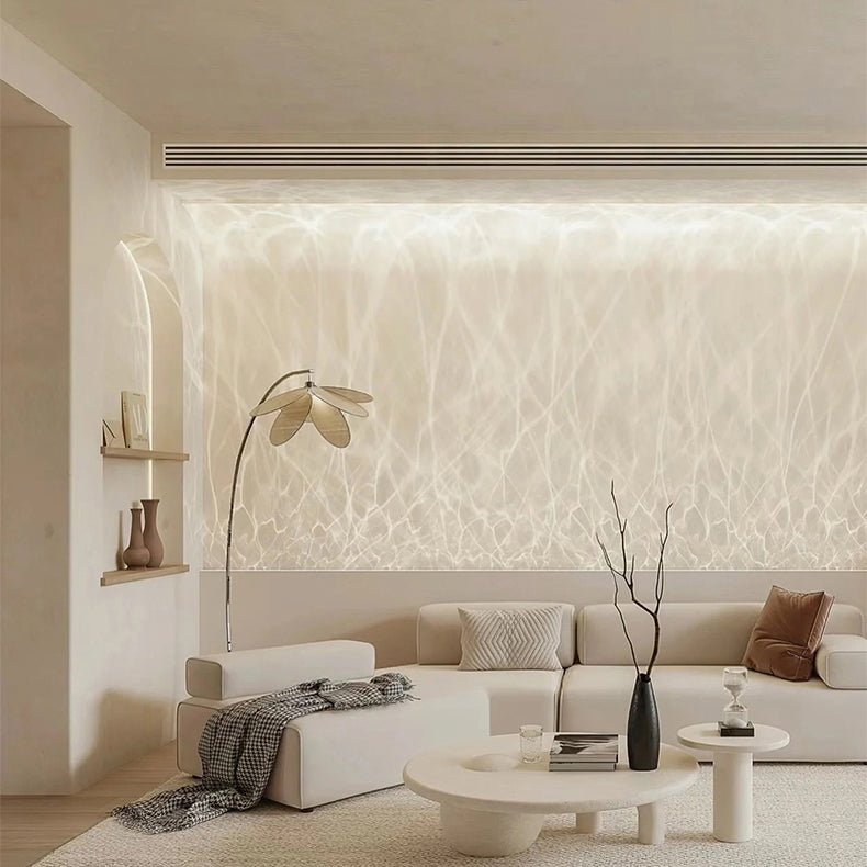 Moderne LED Wandbeleuchtung mit Welleneffekt Projektion Hero