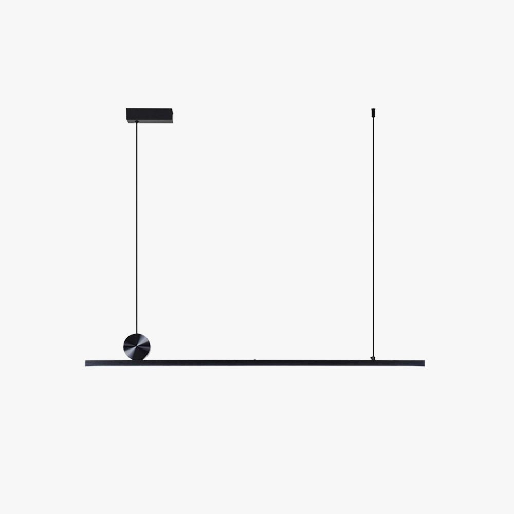 Moderne Metall Acryl Asymmetrische Hängeleuchte Linear Hero