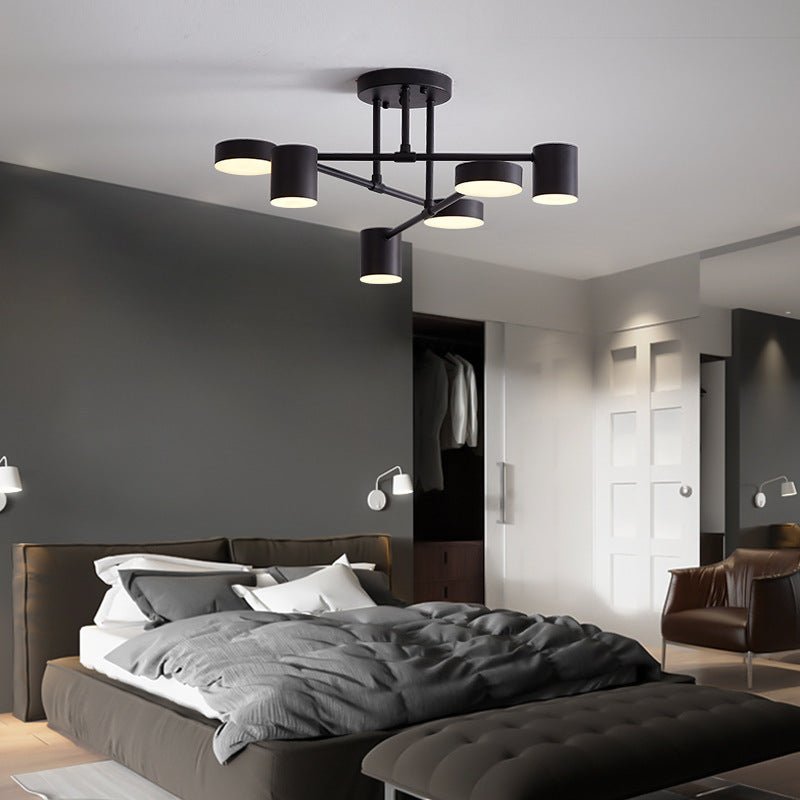 Moderne Metall Acryl LED Treppenleuchte mit Verzweigten Armen Front