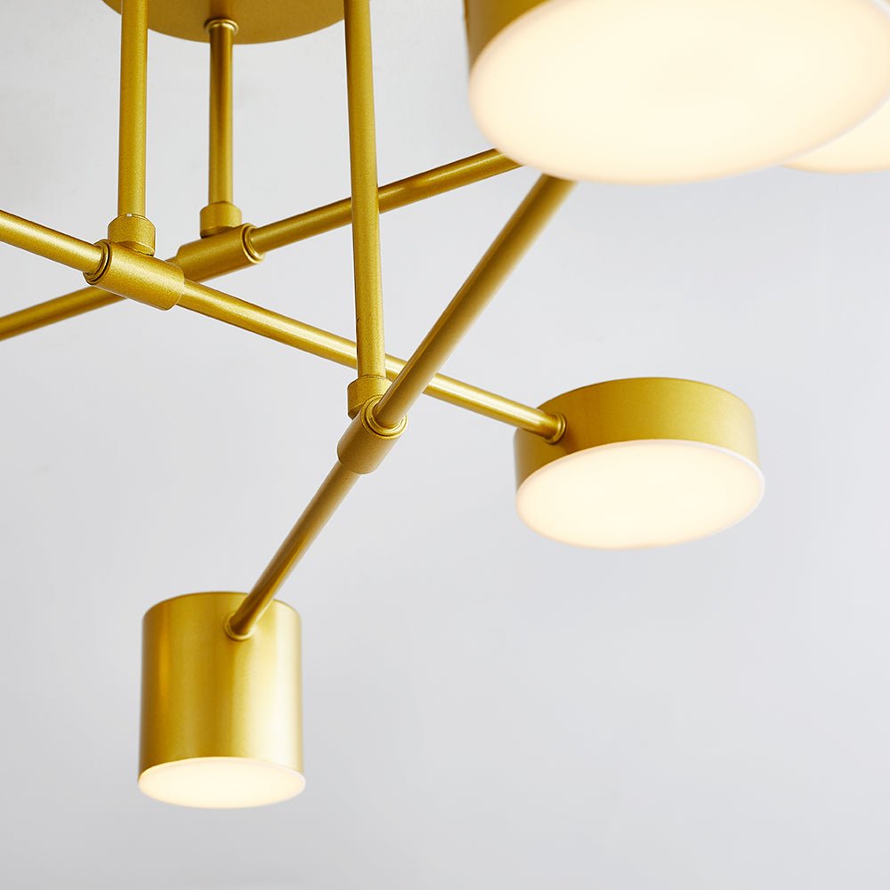 Moderne Metall Acryl LED Treppenleuchte mit Verzweigten Armen Lifestyle