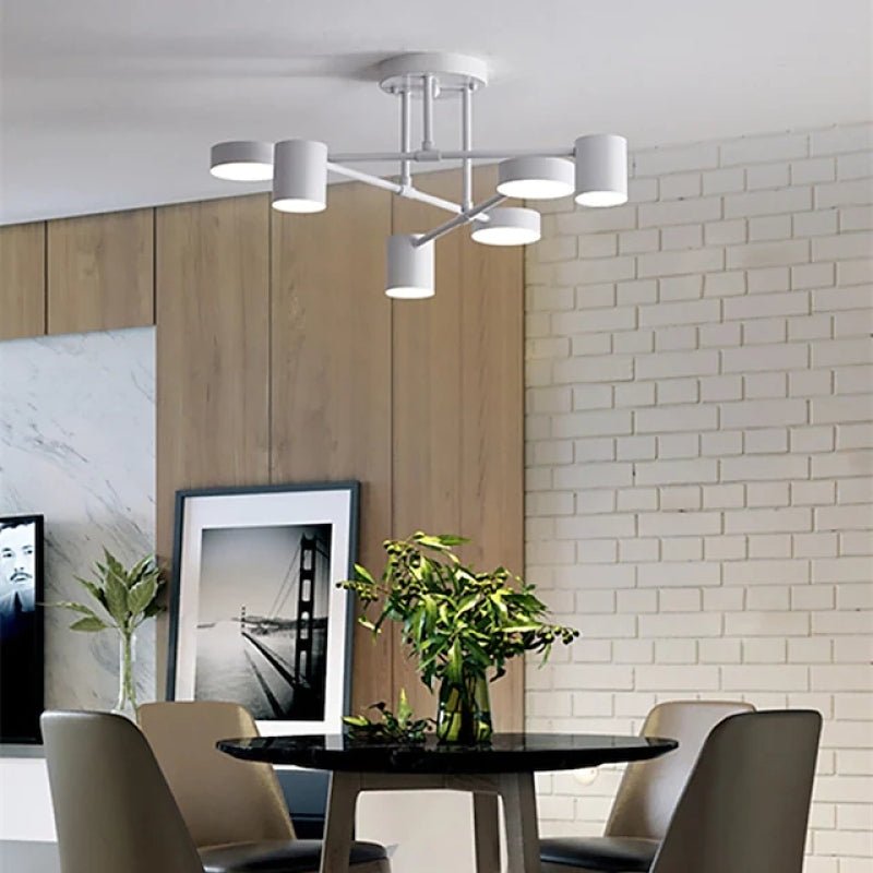 Moderne Metall Acryl LED Treppenleuchte mit Verzweigten Armen Side