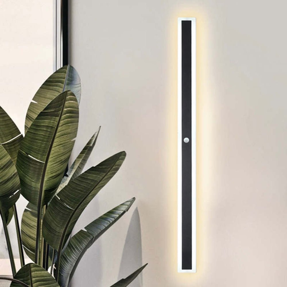 Moderne Metall LED Außenwandleuchte Linear IP65 View 20