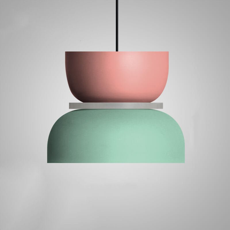 Moderne Metall LED Pendelleuchte im Macaron Stil View 17