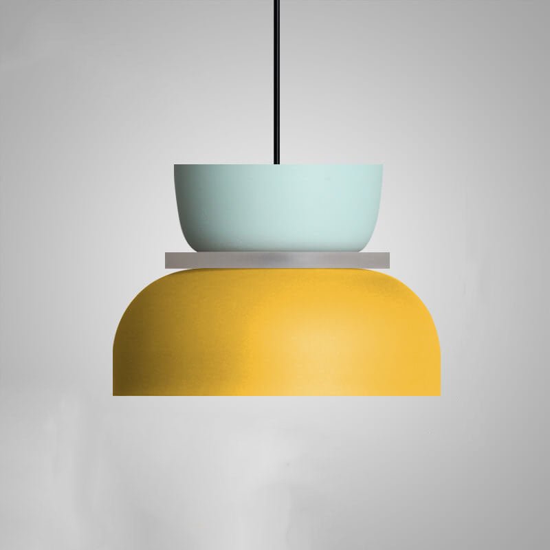 Moderne Metall LED Pendelleuchte im Macaron Stil View 18