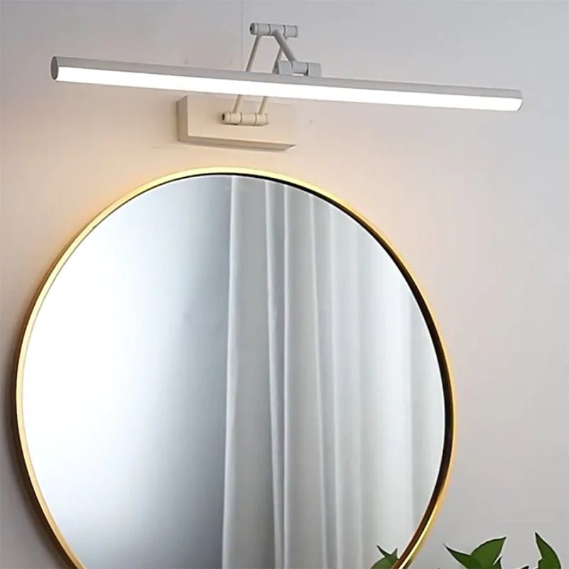 Moderne Metall LED Wandleuchte mit Spiegel Linear View 11