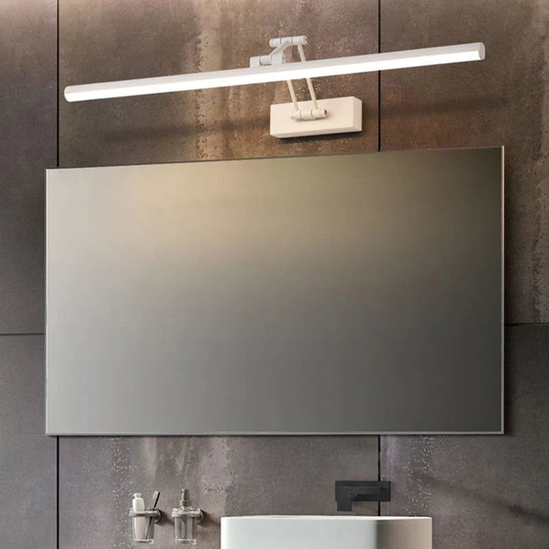 Moderne Metall LED Wandleuchte mit Spiegel Linear View 15
