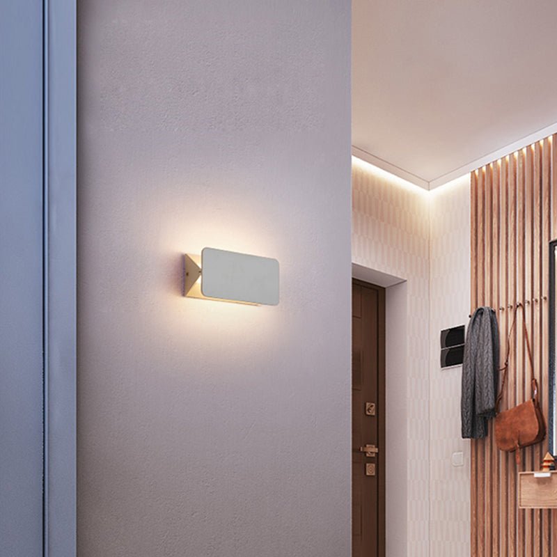 Moderne Metall LED Wandleuchte Weiß Schwenkbar Alternate
