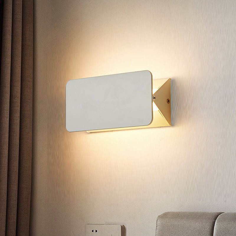 Moderne Metall LED Wandleuchte Weiß Schwenkbar Lifestyle