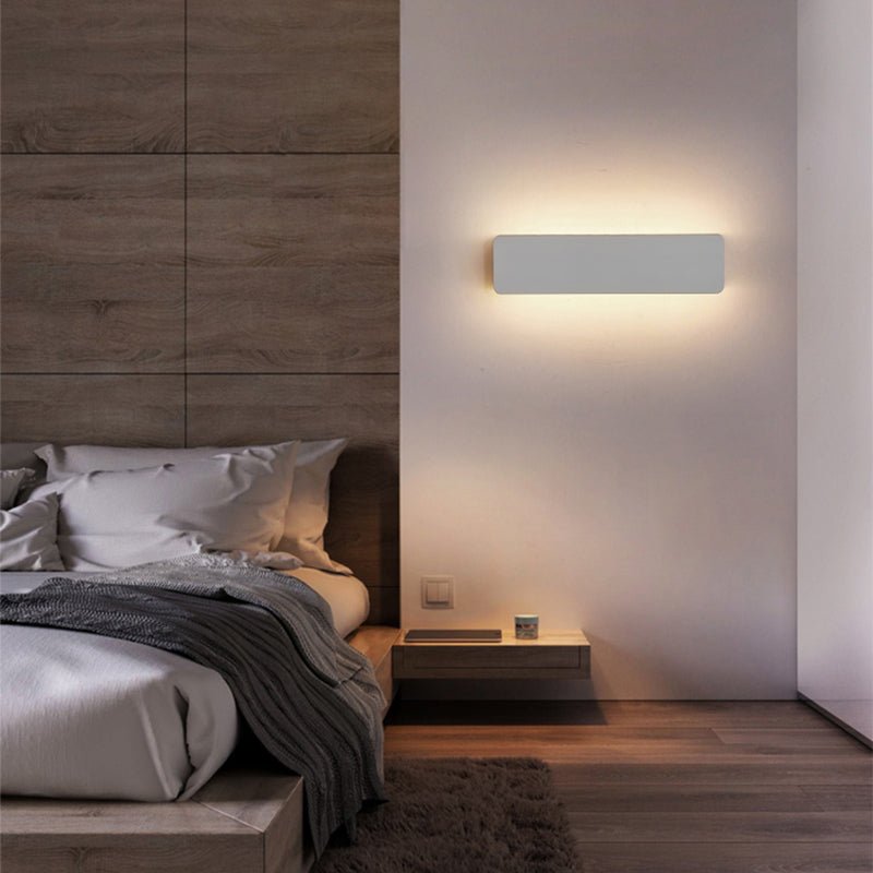 Moderne Metall LED Wandleuchte Weiß Schwenkbar View 12
