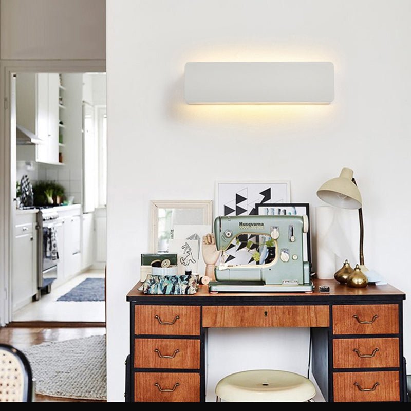Moderne Metall LED Wandleuchte Weiß Schwenkbar View 16