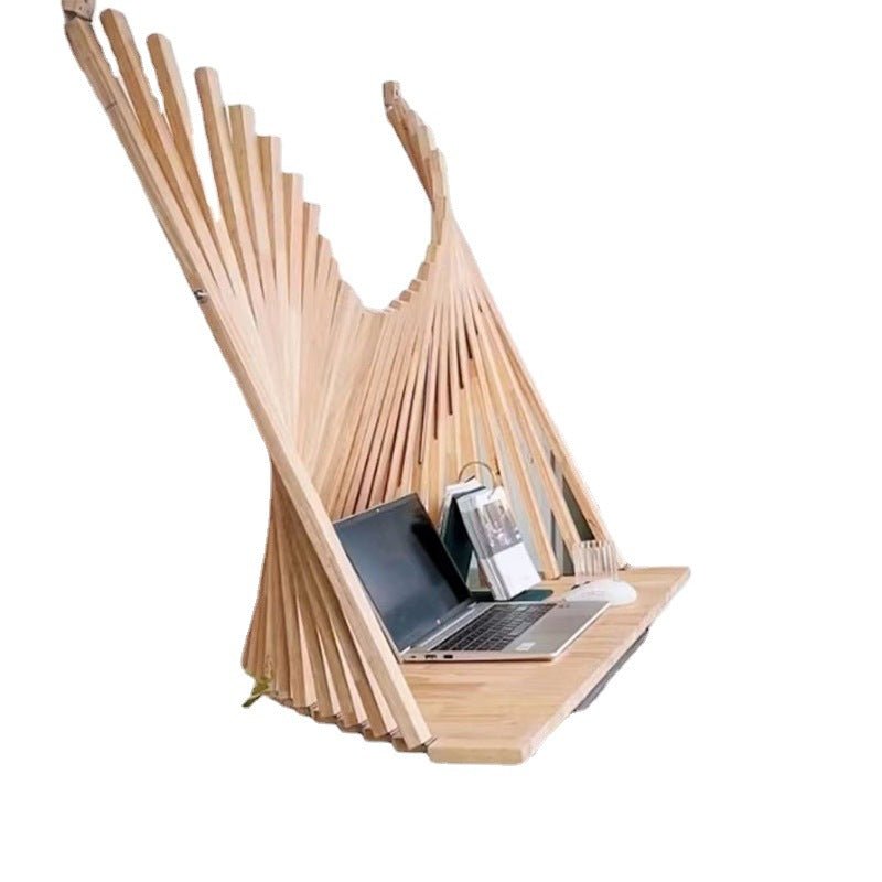 Moderner Holz Schreibtisch Halbrund Einlagig Alternate