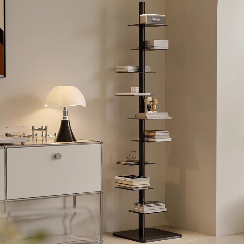Modernes Metall Spiral Bücherregal mit 9 Ebenen Alternate
