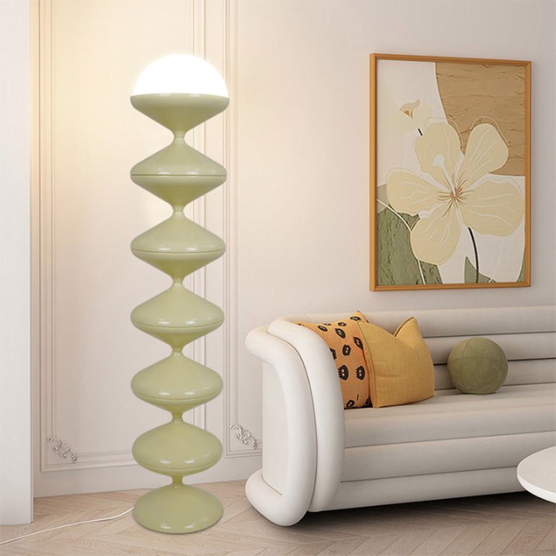 Skandinavische Eisen Stehlampe mit Sanduhr Design Rund Hero